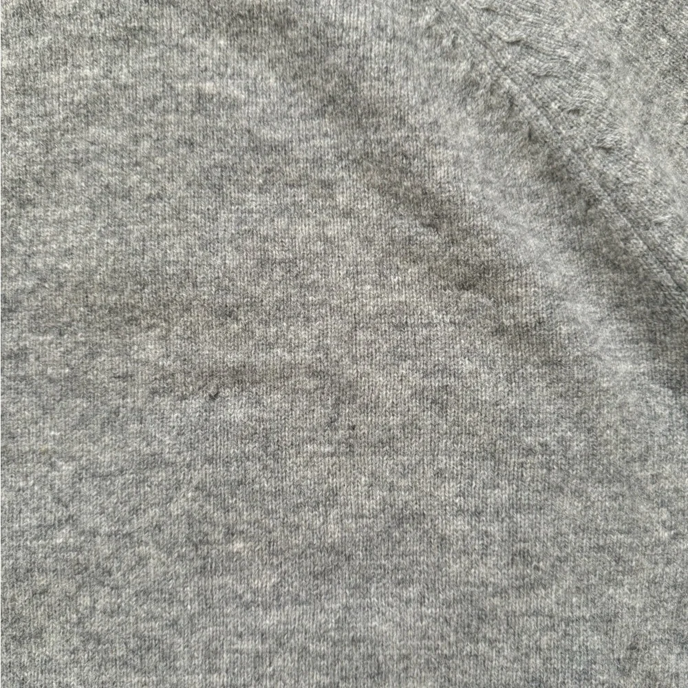 J. Crew 100% Lambs Wool Gray Sweater Size S